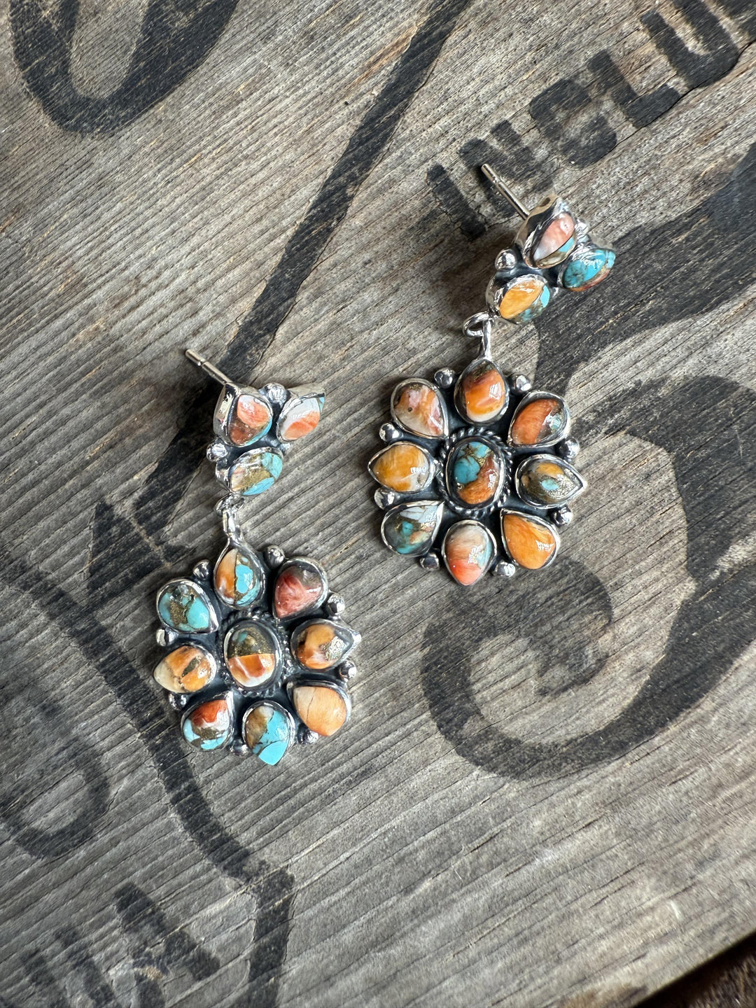 Spiney Oyster Cluster Earrings from Paige Wallace