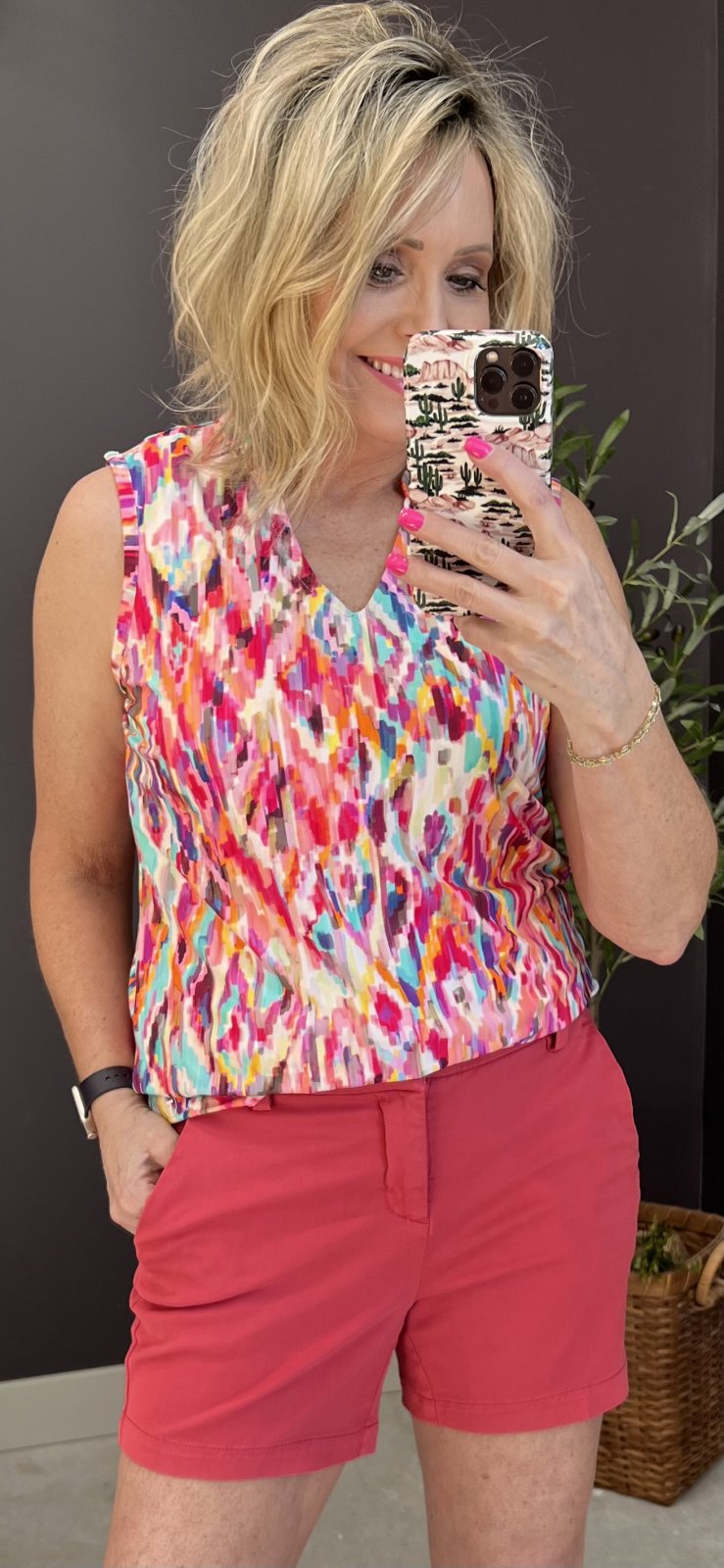 All Over Print Sleeveless Top from Tribal