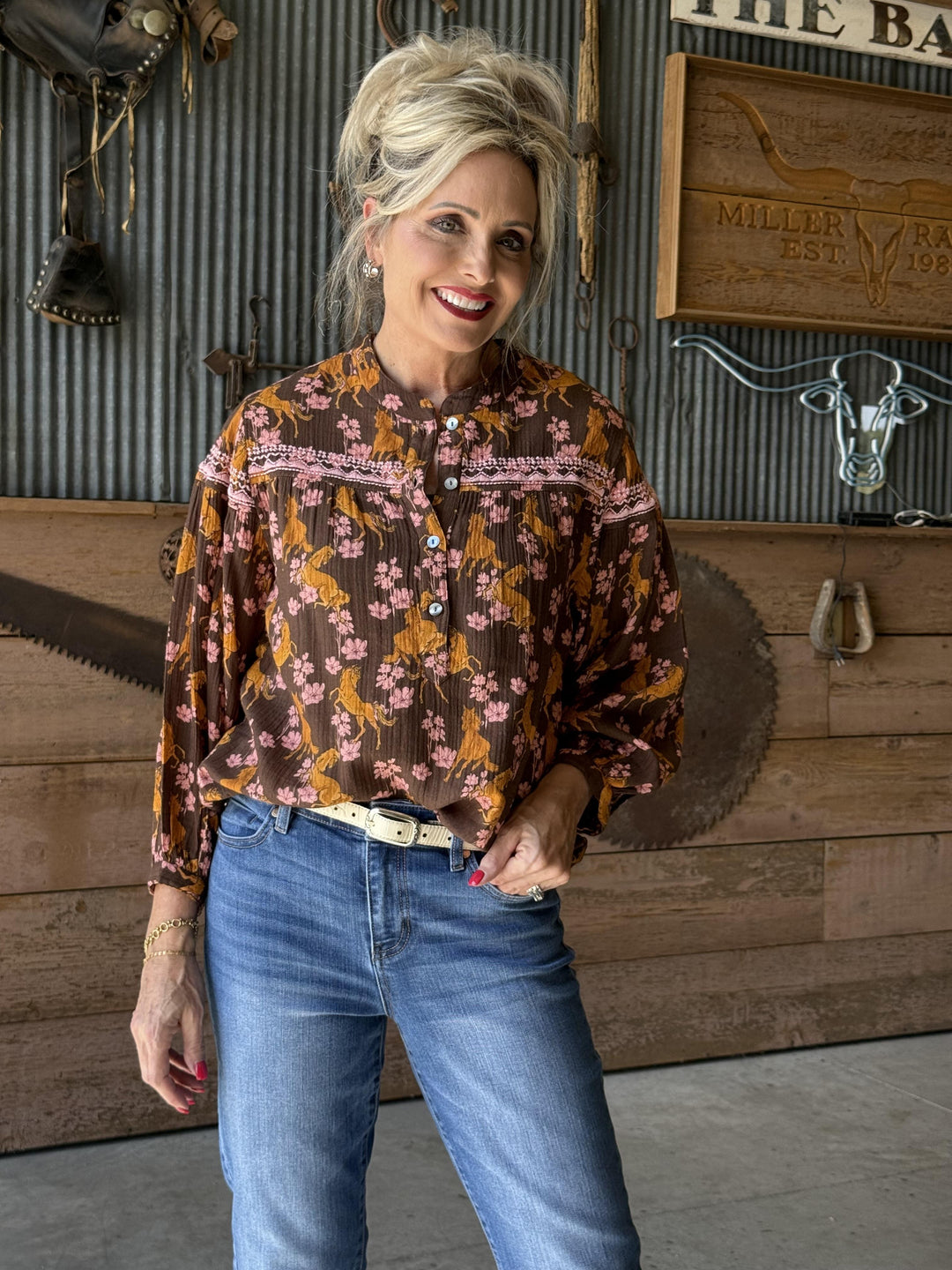 Horsing Around Top from Ivy Jane
