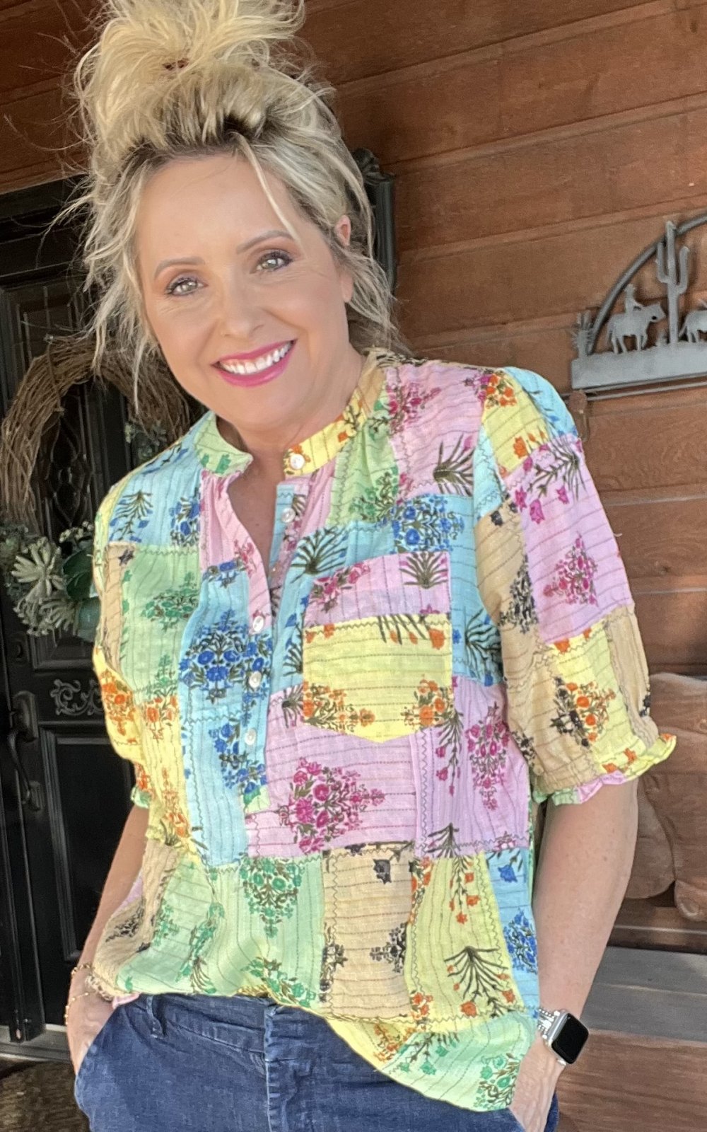Patchwork Top from Ivy Jane