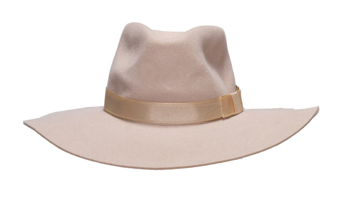 Pinch Front Silver Belly Hat from Twister