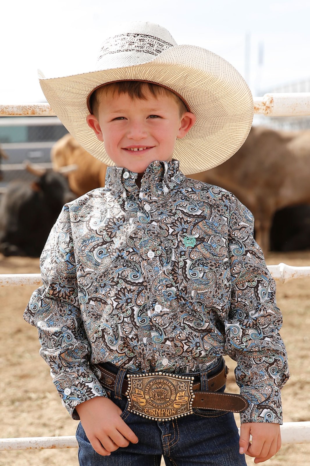 Classic Fit Paisley Print Shirt from Cinch