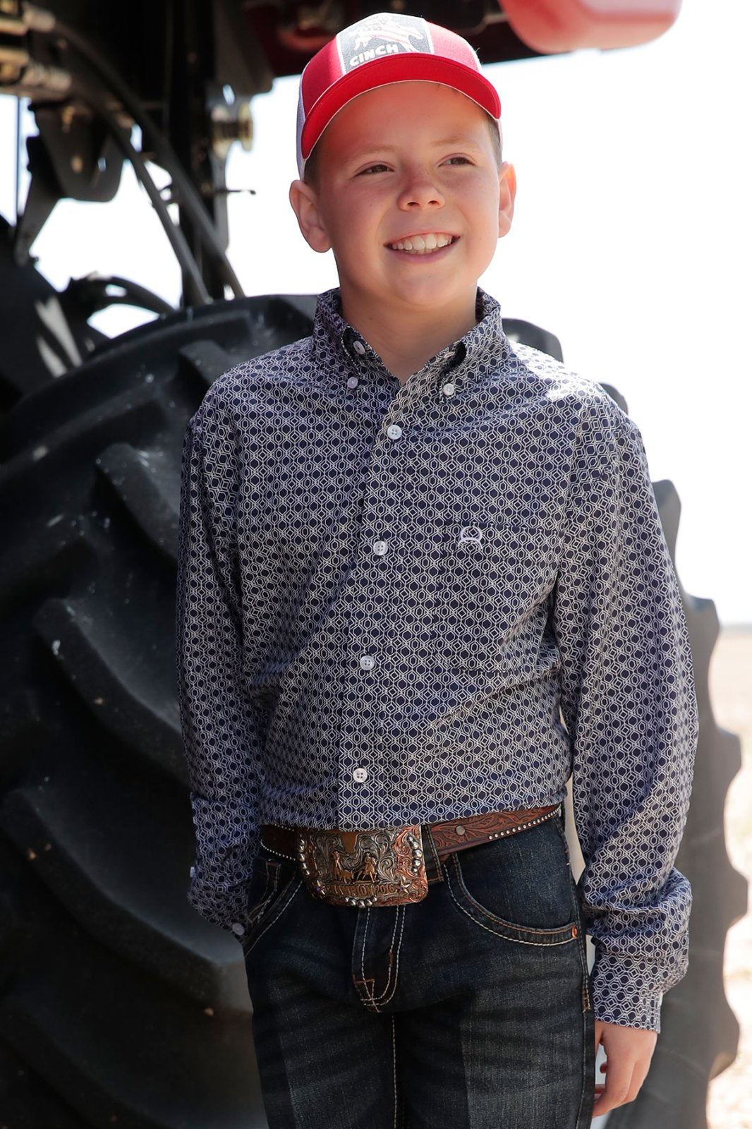 Classic Fit Print Woven from Cinch