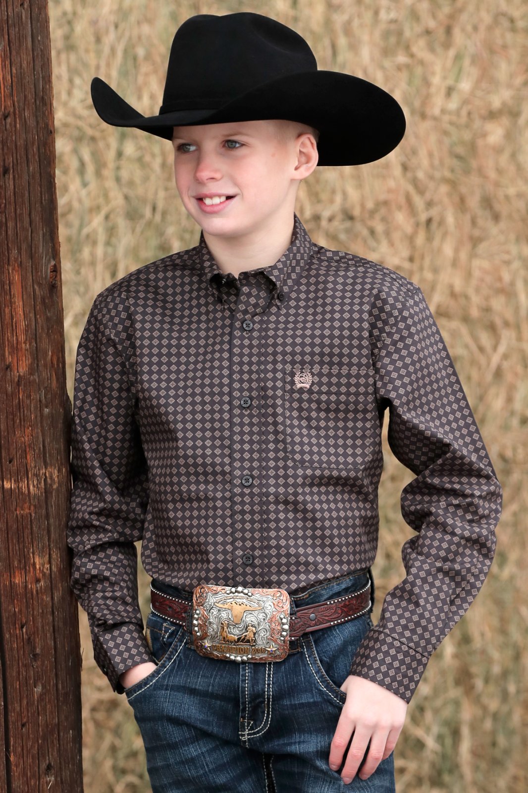 Classic Fit Print Shirt from Cinch