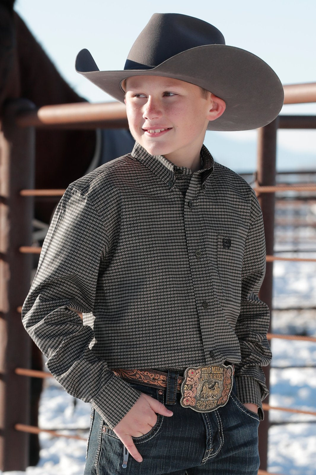 Classic Fit Print Shirt from Cinch