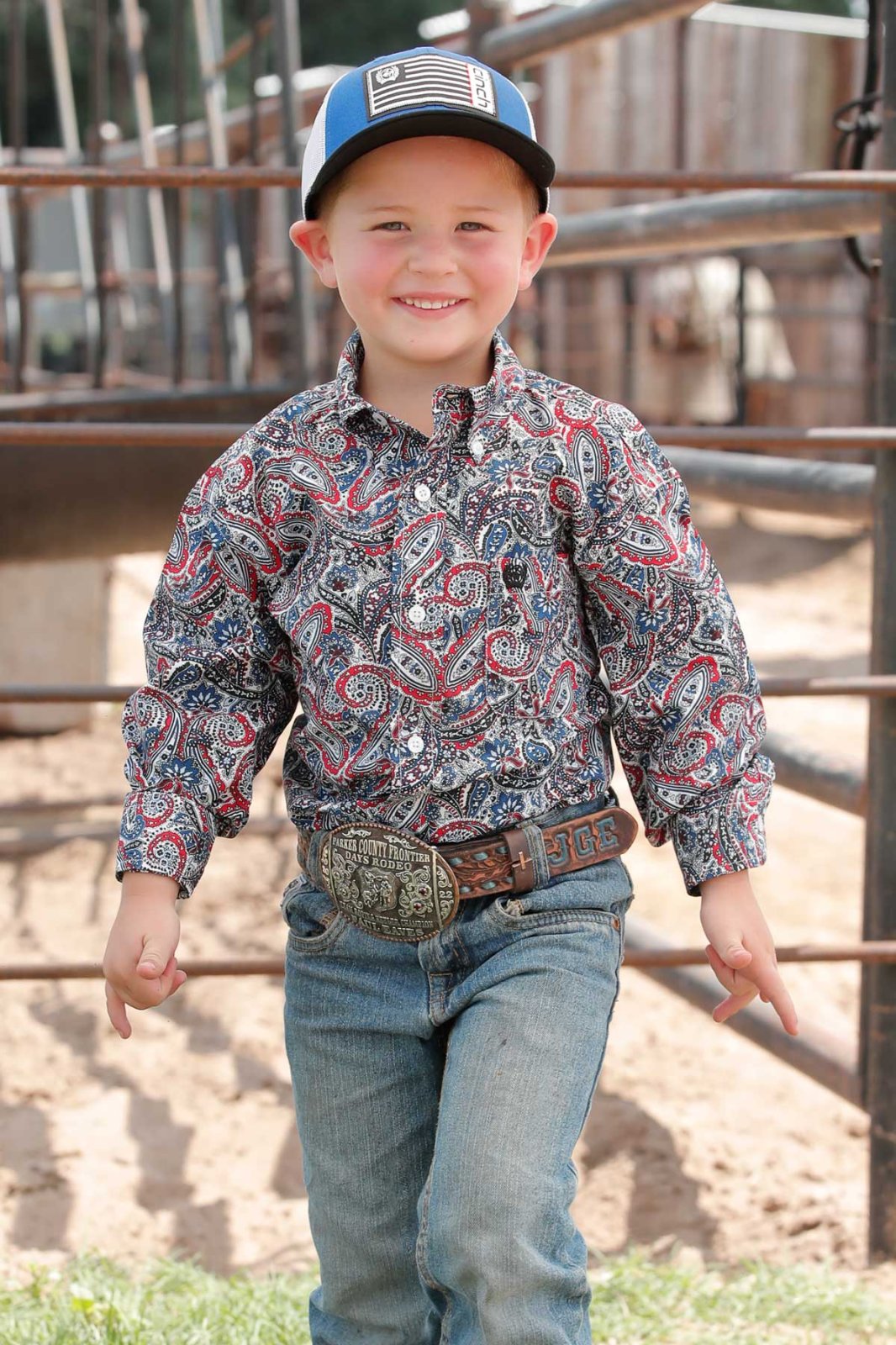 Classic Fit Paisley Print Shirt from Cinch