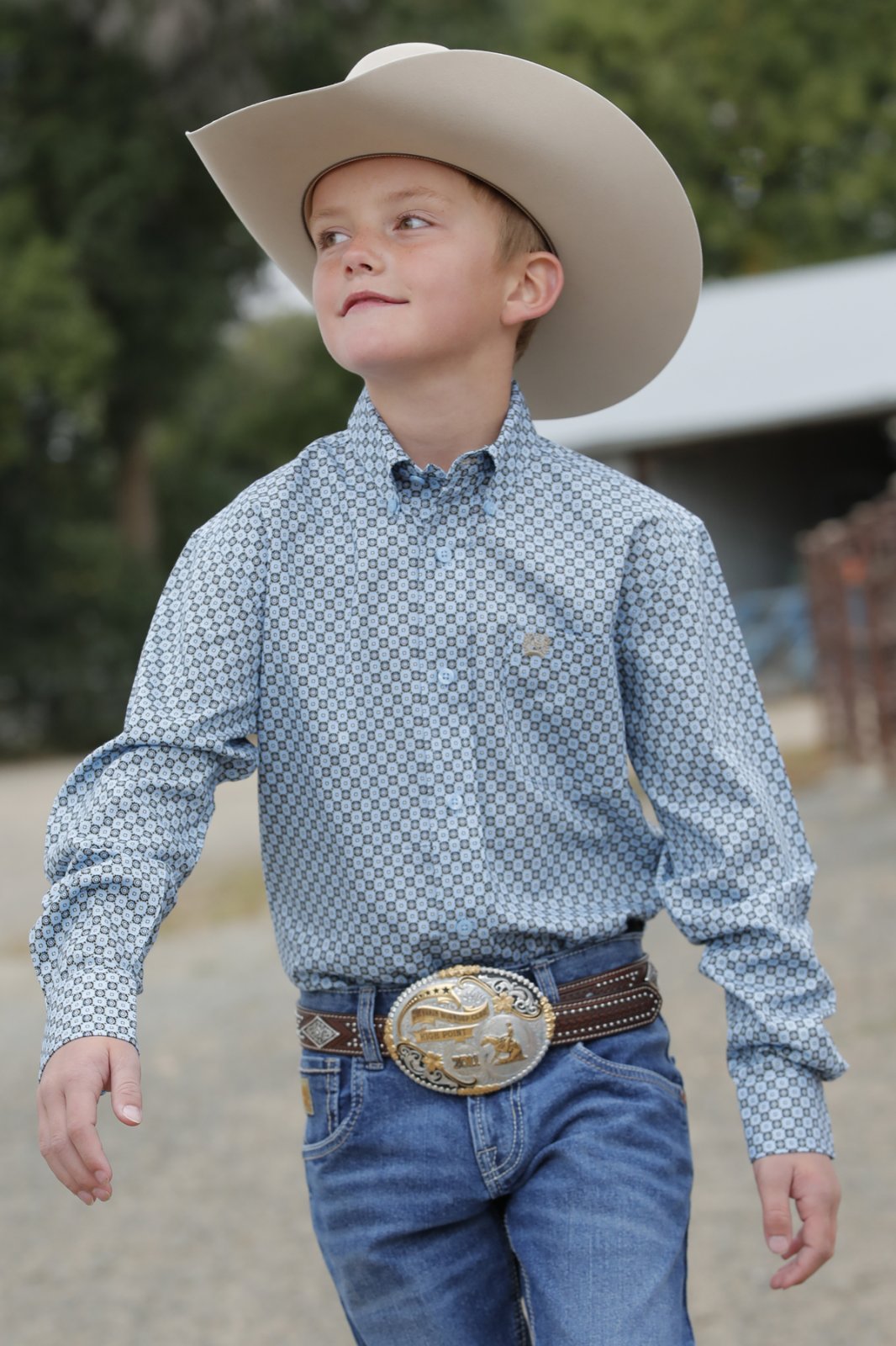Classic Fit Print Shirt from Cinch