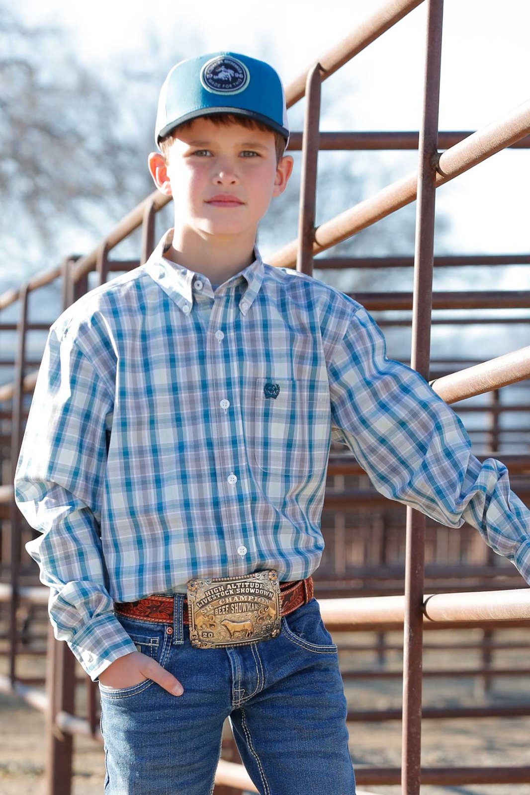 Classic Fit Plaid Shirt from Cinch