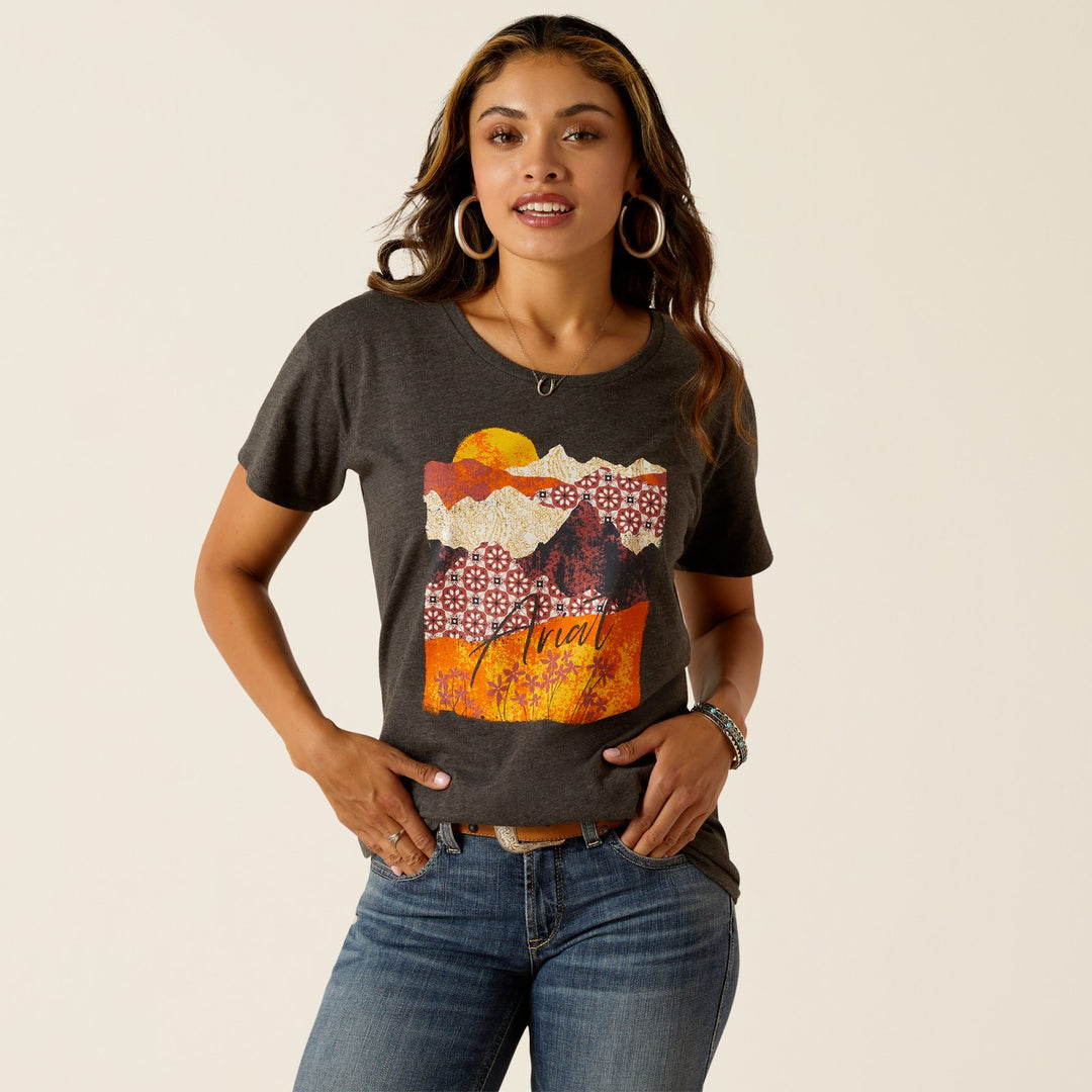 Mountain Patterns Tee from Ariat