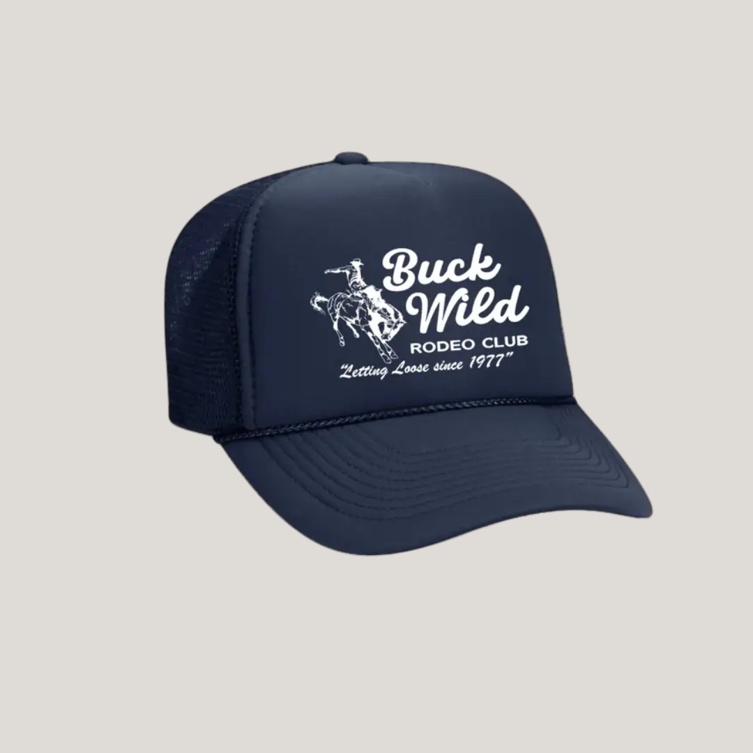 Buck Wild Rodeo Club Trucker Hat from Rodeo Hippie