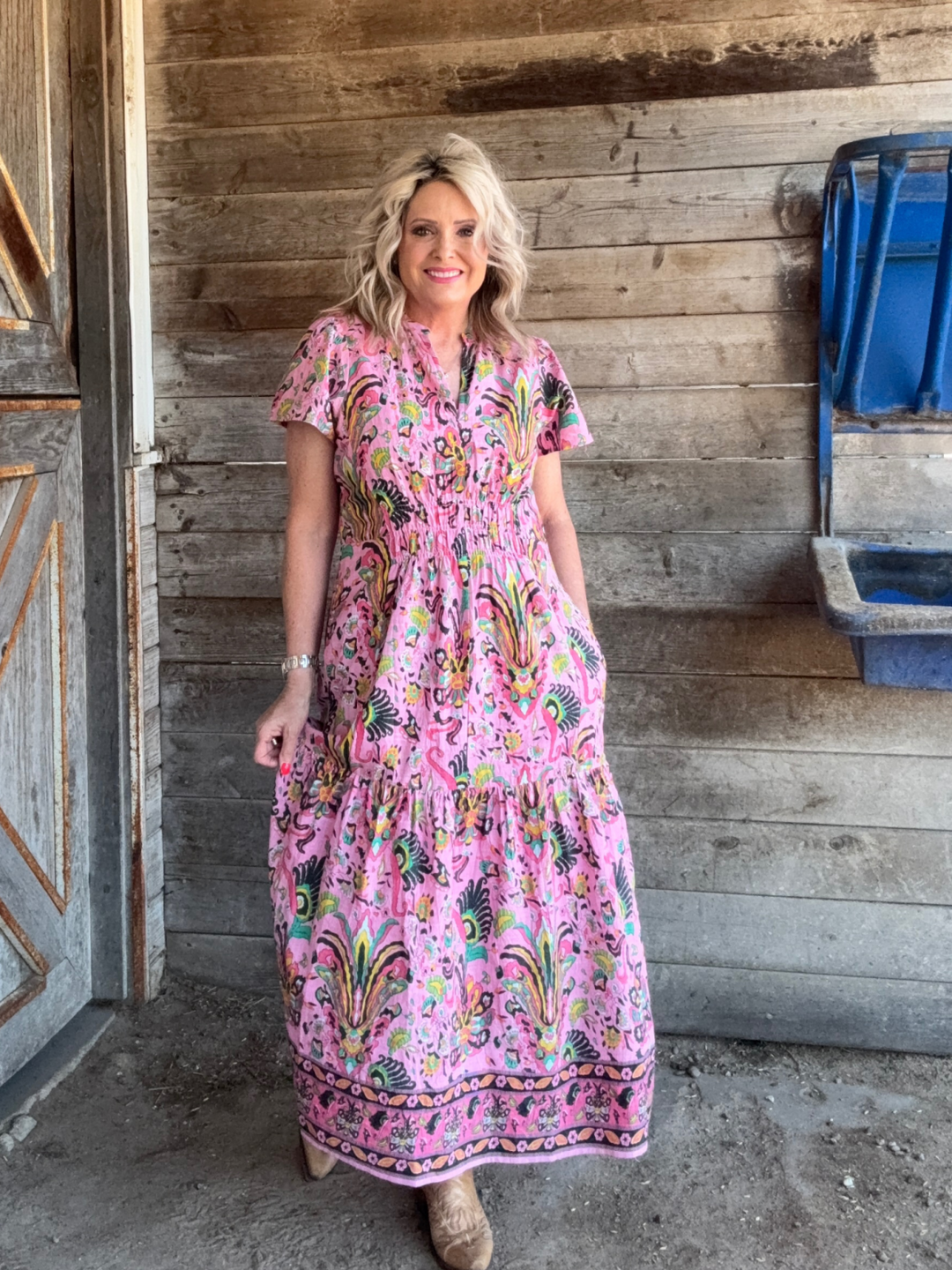 Tropical Boarders Dress from Uncle Frank