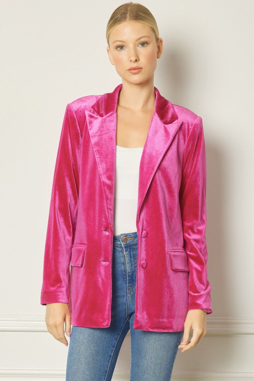 Velvet Blazer