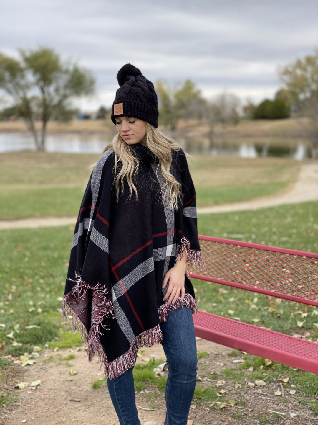 Sweater Poncho from Tribal