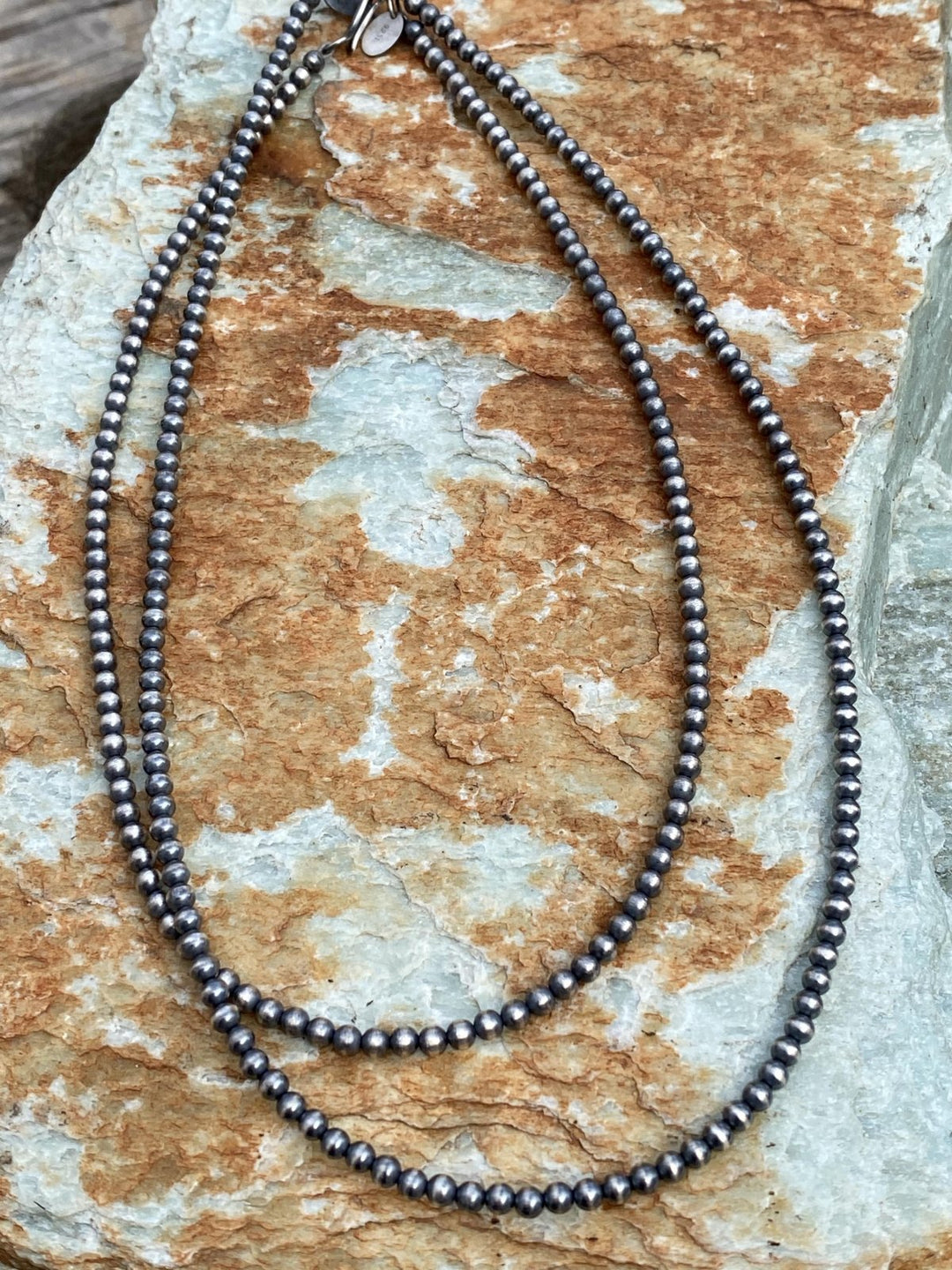 Navajo Sterling Pearls 3mm