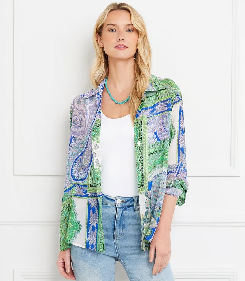 Paisley Shirt from Karen Kane