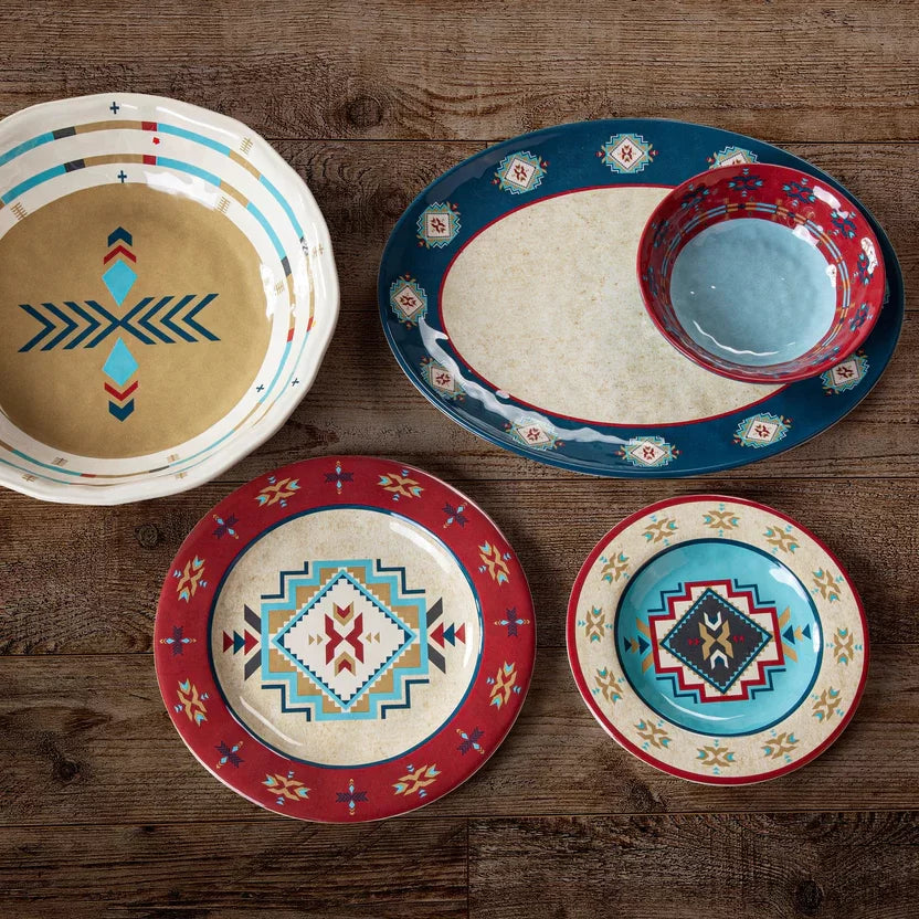 Spirit Valley 14PC Melamine Dinnerware Set from Paseo Road