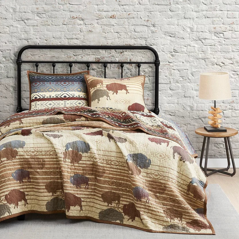 Home on the Range Reversible Quilt Set from Paseo Road