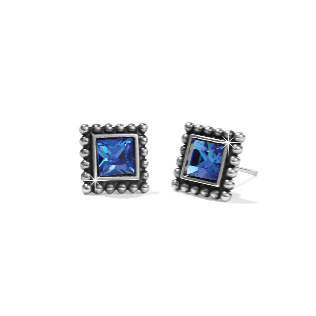 Sparkle Square Mini Post Earrings from Brighton