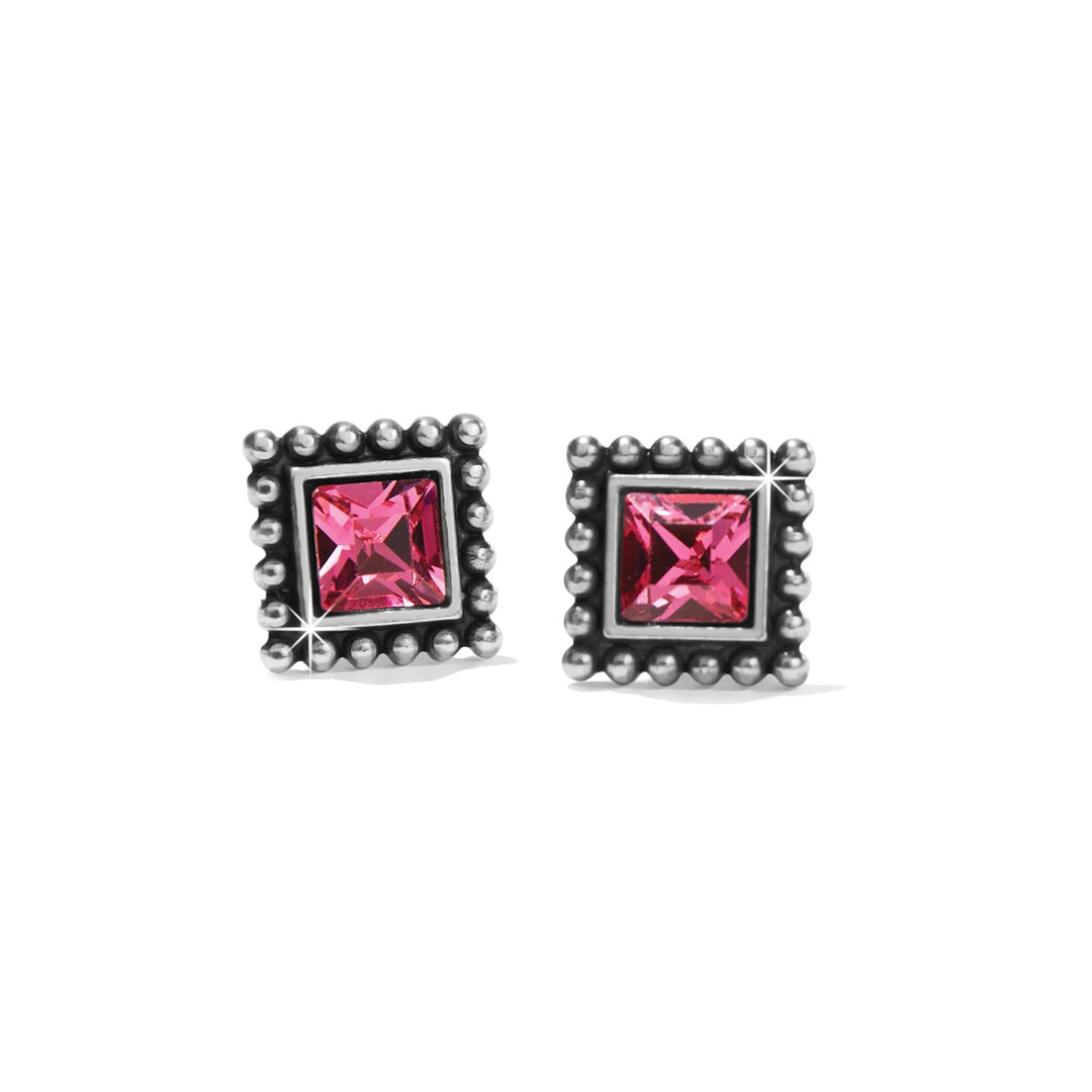 Sparkle Square Mini Post Earrings from Brighton