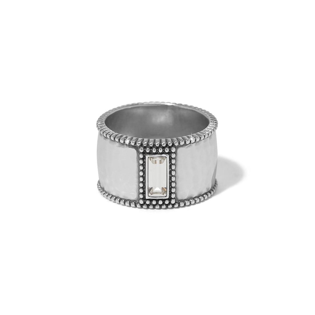 Pretty Tough Gem Wide Band Ring from Brighton