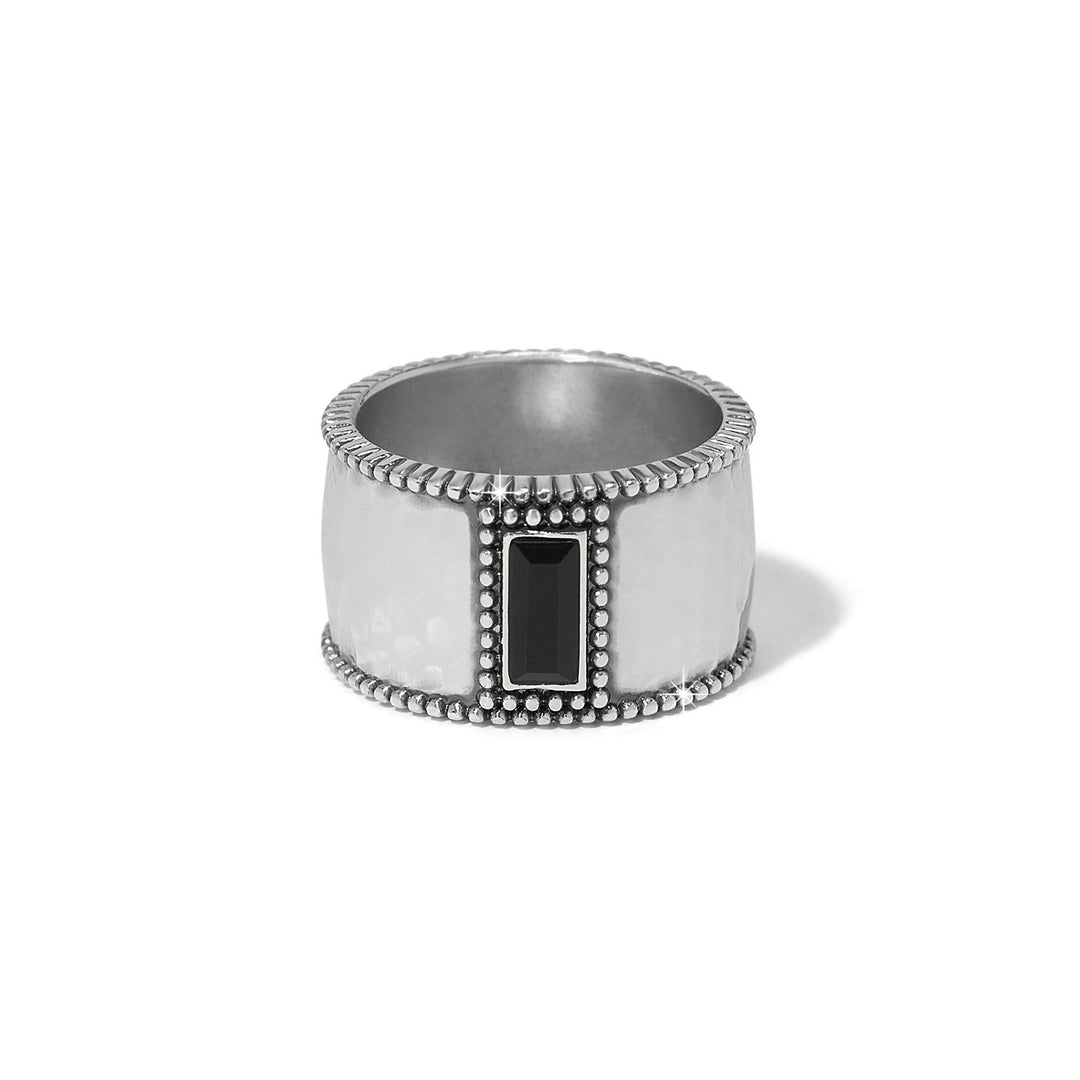 Pretty Tough Gem Wide Band Ring from Brighton