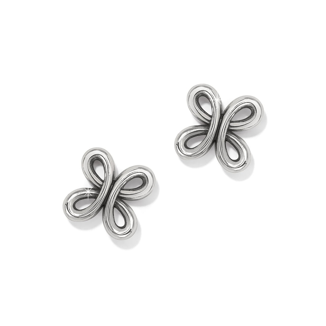 Interlok Curve Post Earrings from Brighton