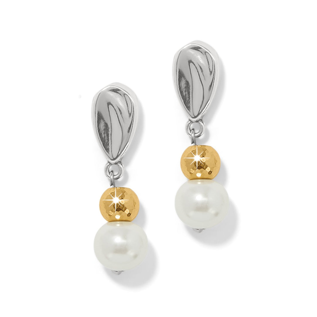 Cascade Unity Pearl Post Drop Earrings from Brighton
