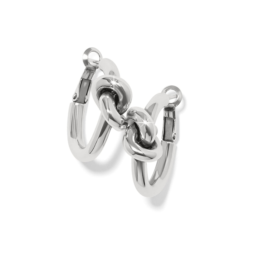 Interlok Single Knot Hoop Earrings from Brighton