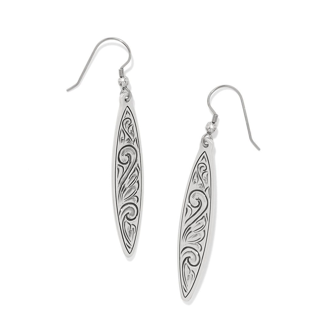 Mosaic Long French Wire Earrings from Brighton