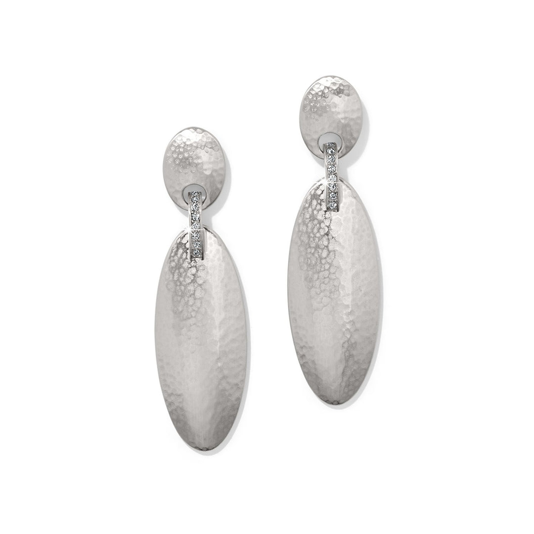 Meridian Orbit Oval Post Drop Earrings from Brighton
