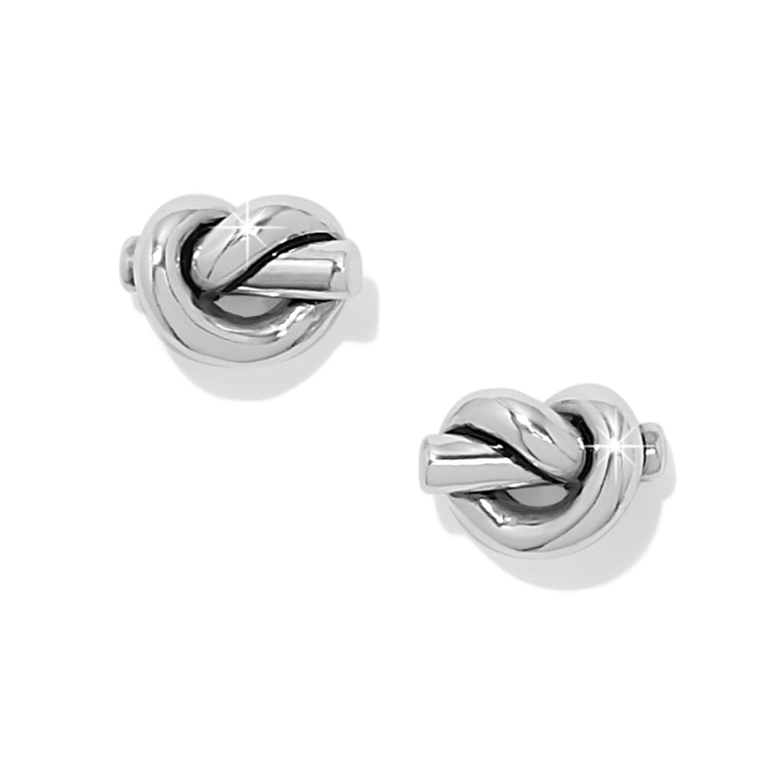 Interlok Single Knot Mini Earrings from Brighton