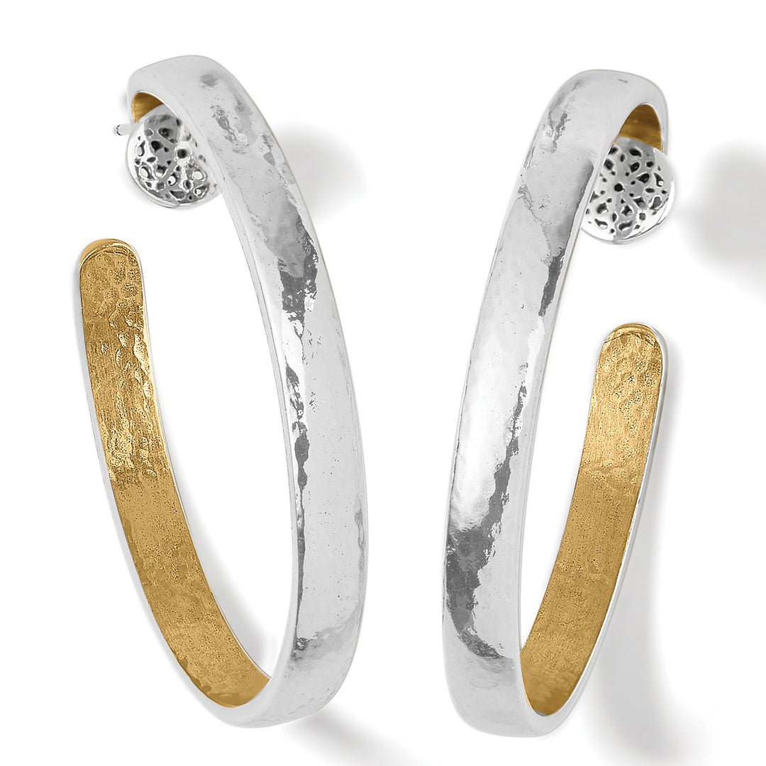 Ferrara Entrata Medium Hoop Earrings from Brighton