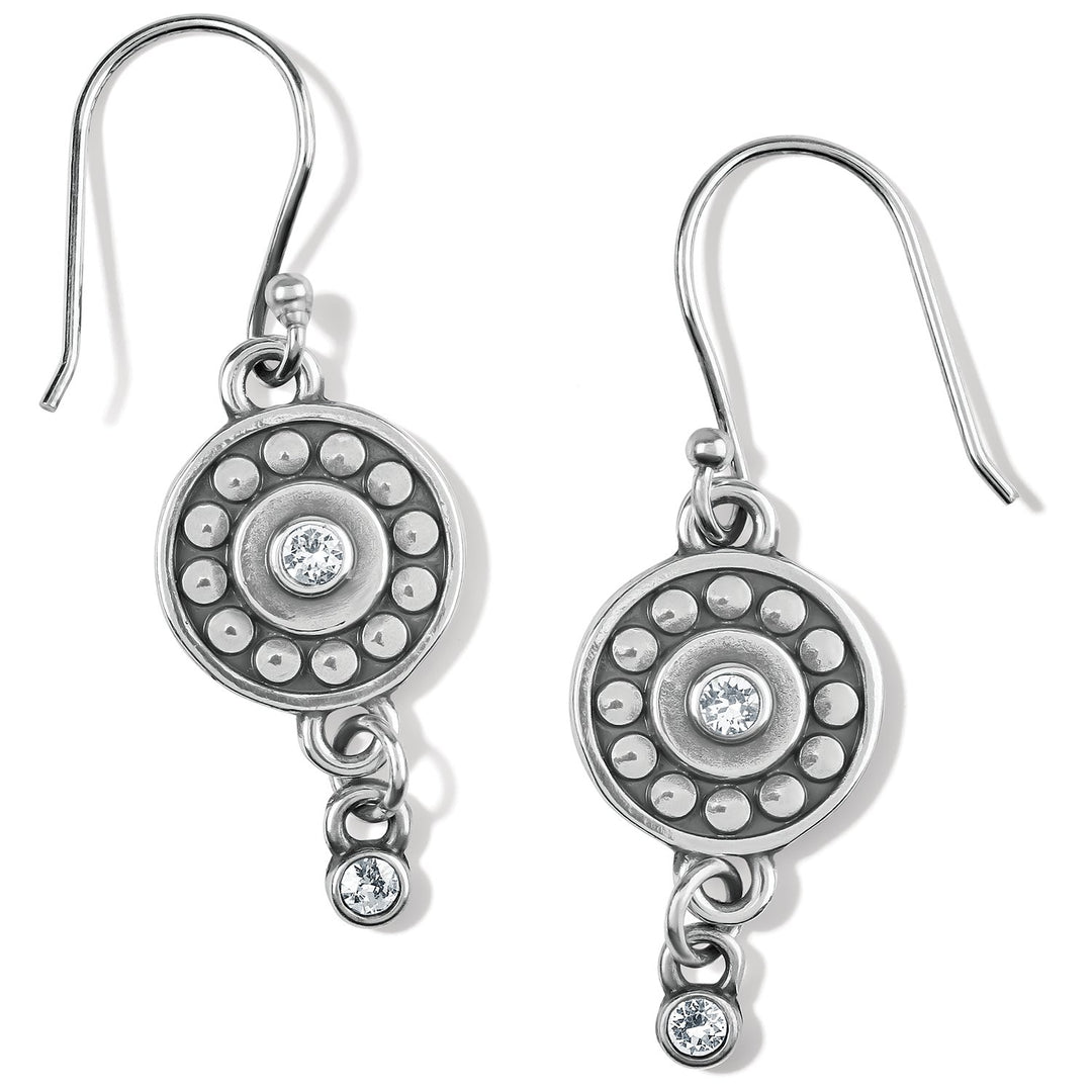 Pebble Dot Medali Reversible French Wire Earrings from Brighton