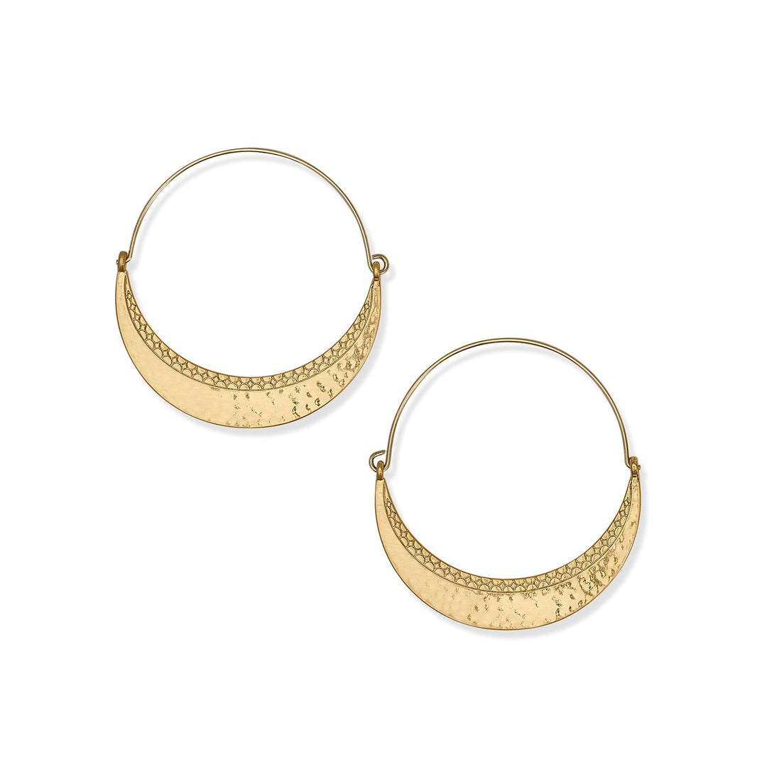 Palm Canyon Large Hoop Earrings from Brighton