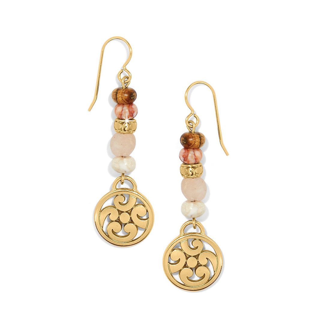 Contempo Playa Rosa French Wire Earrings from Brighton