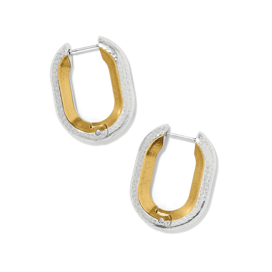 Medici Hinged Hoop Earrings from Brighton