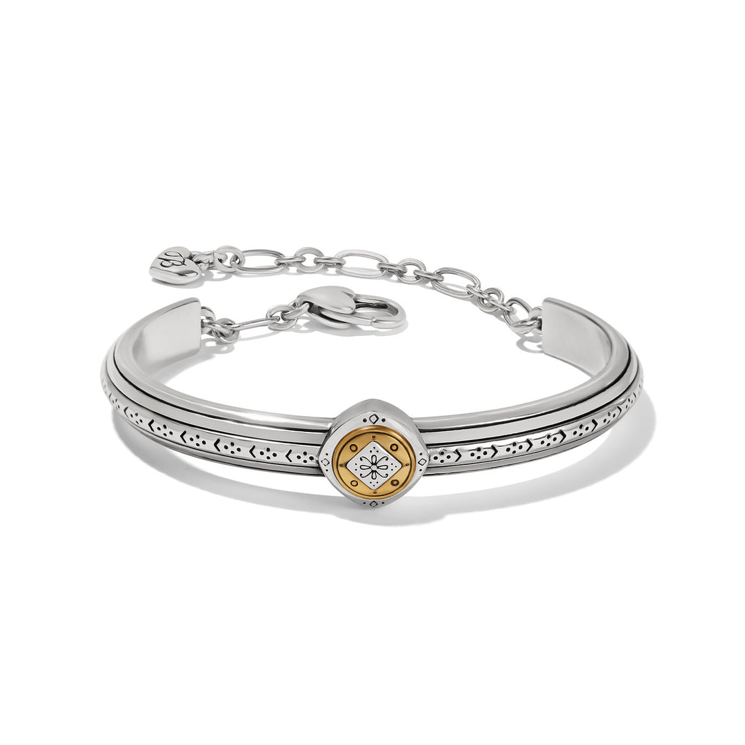 Mosaic Two Tone Bar Bracelet from Brighton