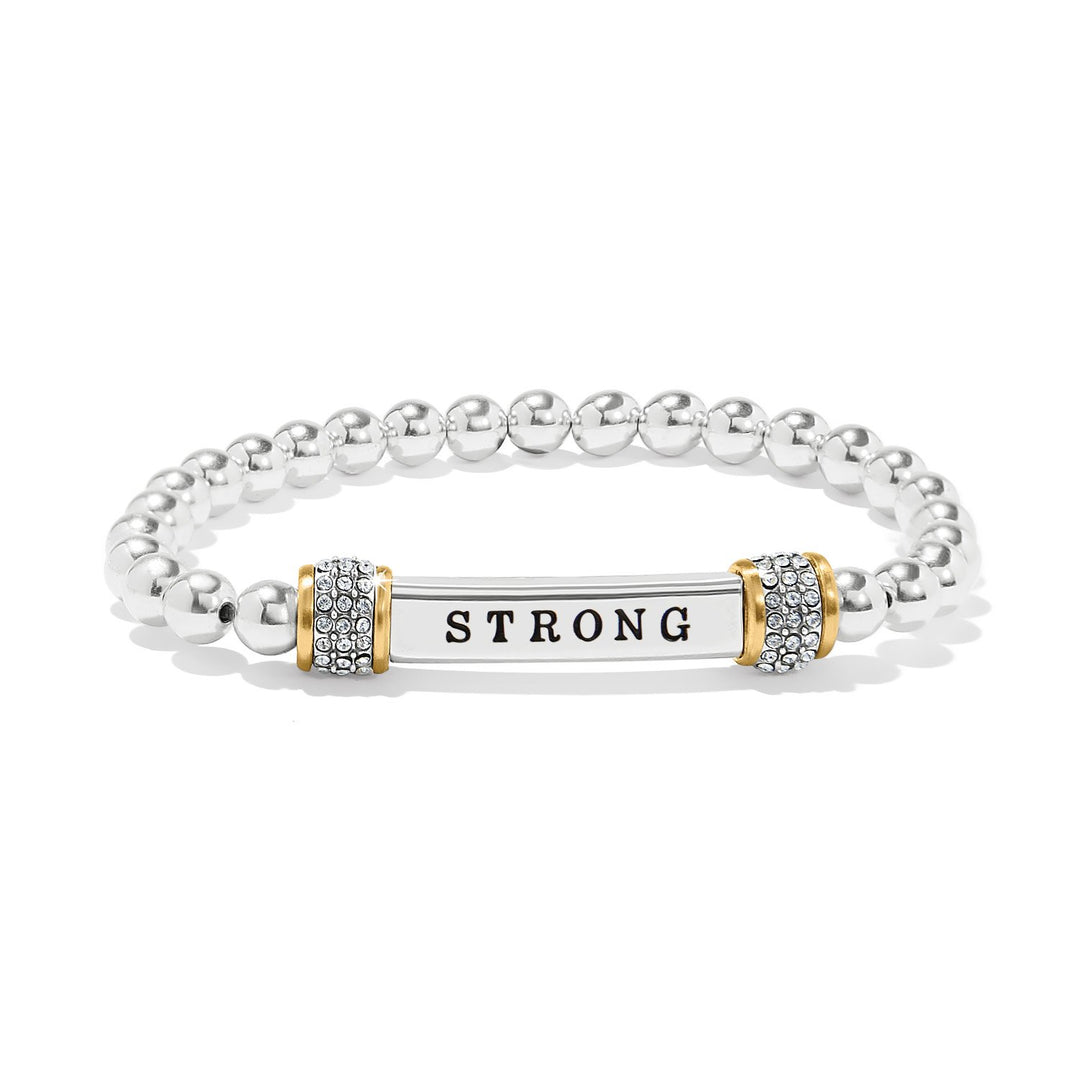 Meridian Strong Two Tone Stretch Bracelet from Brighton