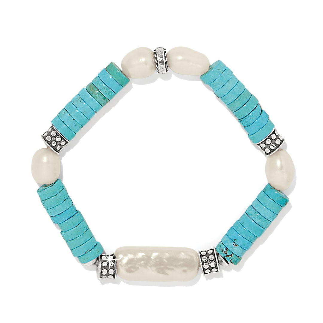 Pebble Pearl Coast Stretch Bracelet from Brighton