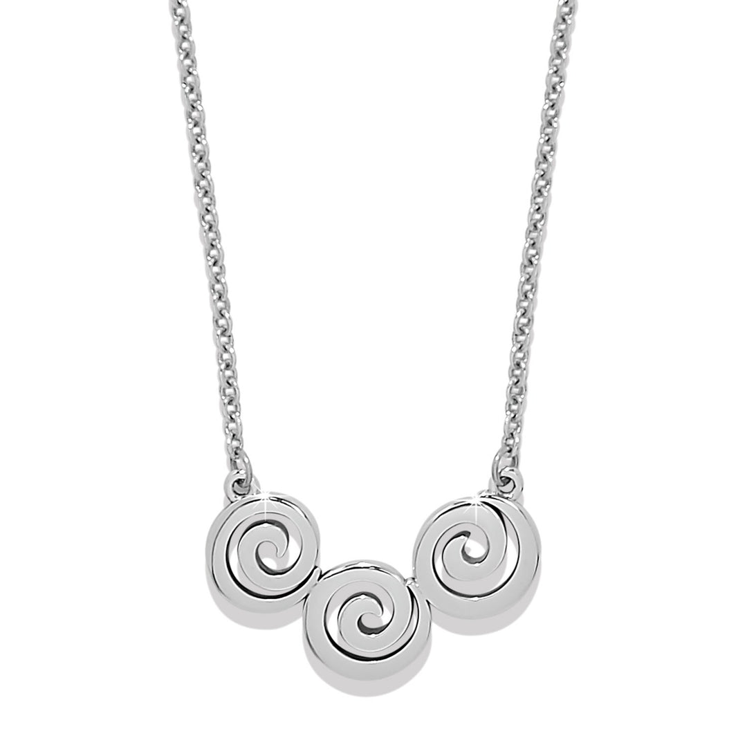 Vertigo Spiral Trio Necklace from Brighton
