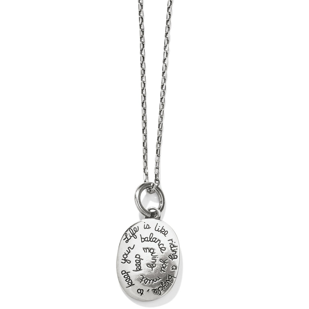 Sentiments Balance Convertible Reversible Necklace from Brighton
