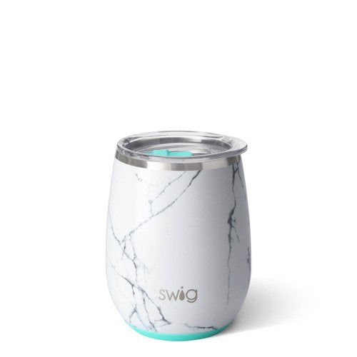 Swig 14oz Marble Slab Stemless Cup