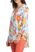 3/4 Sleeve Floral Blouse from Tribal
