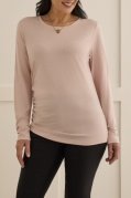Ruched Side Knit Top from Tribal