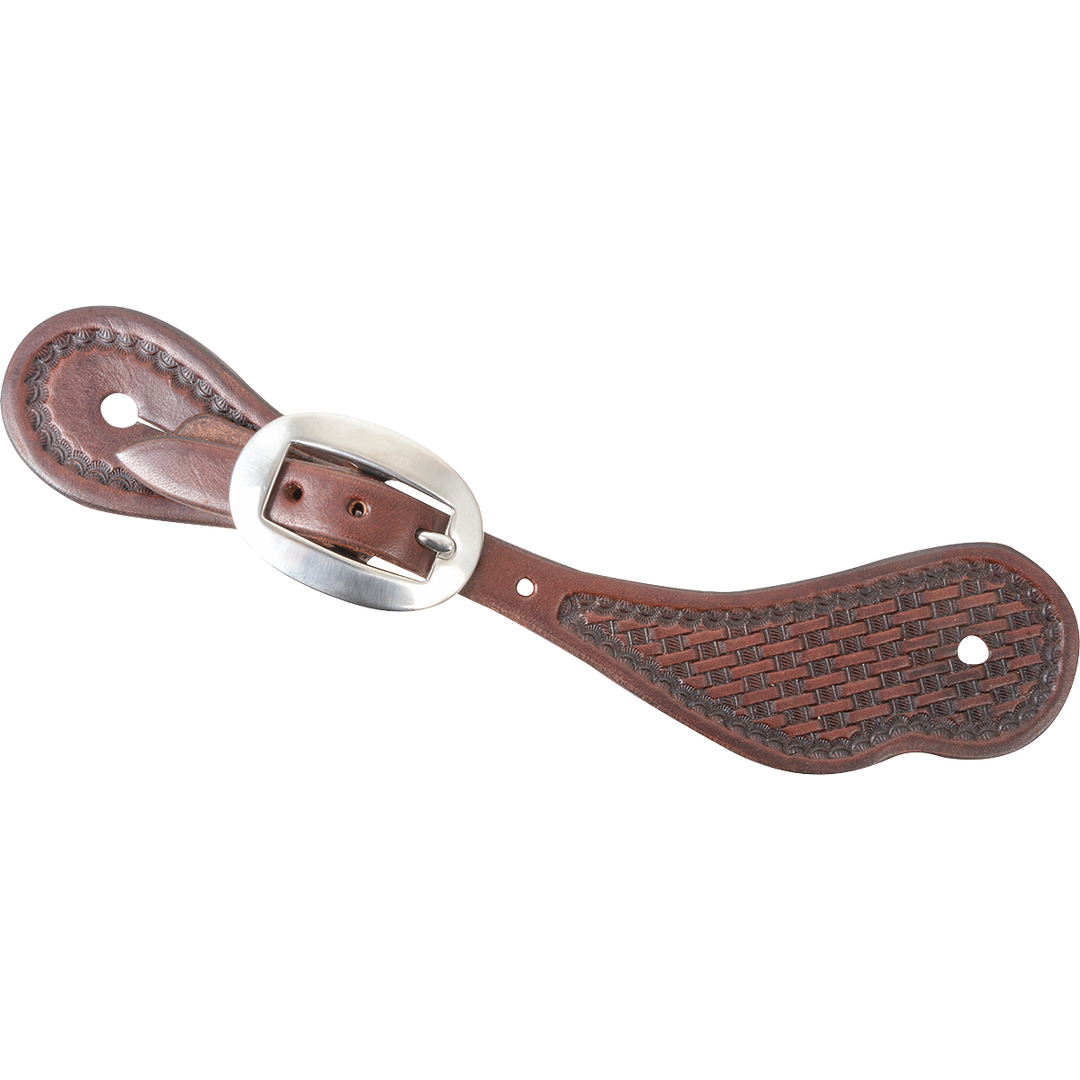 Cowboy Spur Strap Basket Tooled from Equibrand