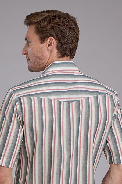 Classic Fit Stripe Shirt from Roper - High Call Outfitters