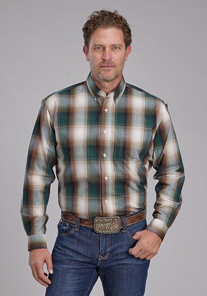 Classic Fit Plaid Shirt from Roper