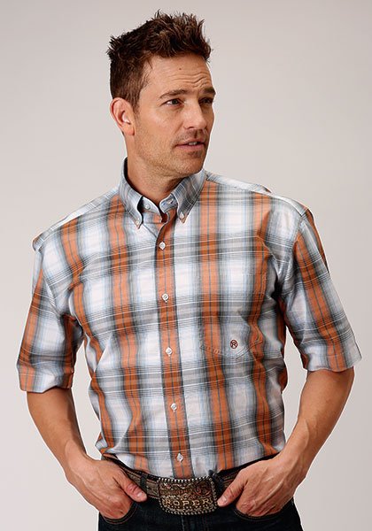 Classic Short Sleeve Printed Woven from Roper