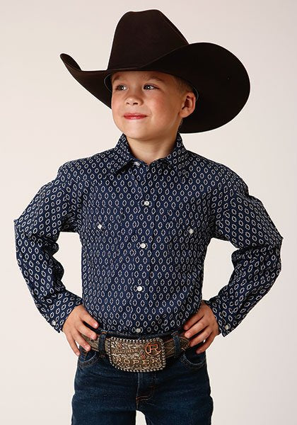 Classic Fit Print Western Shirt from Roper