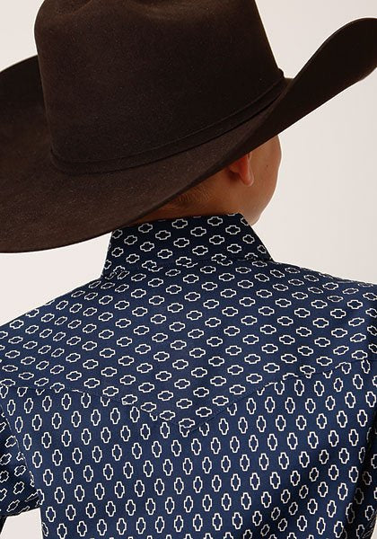 Classic Fit Print Western Shirt from Roper